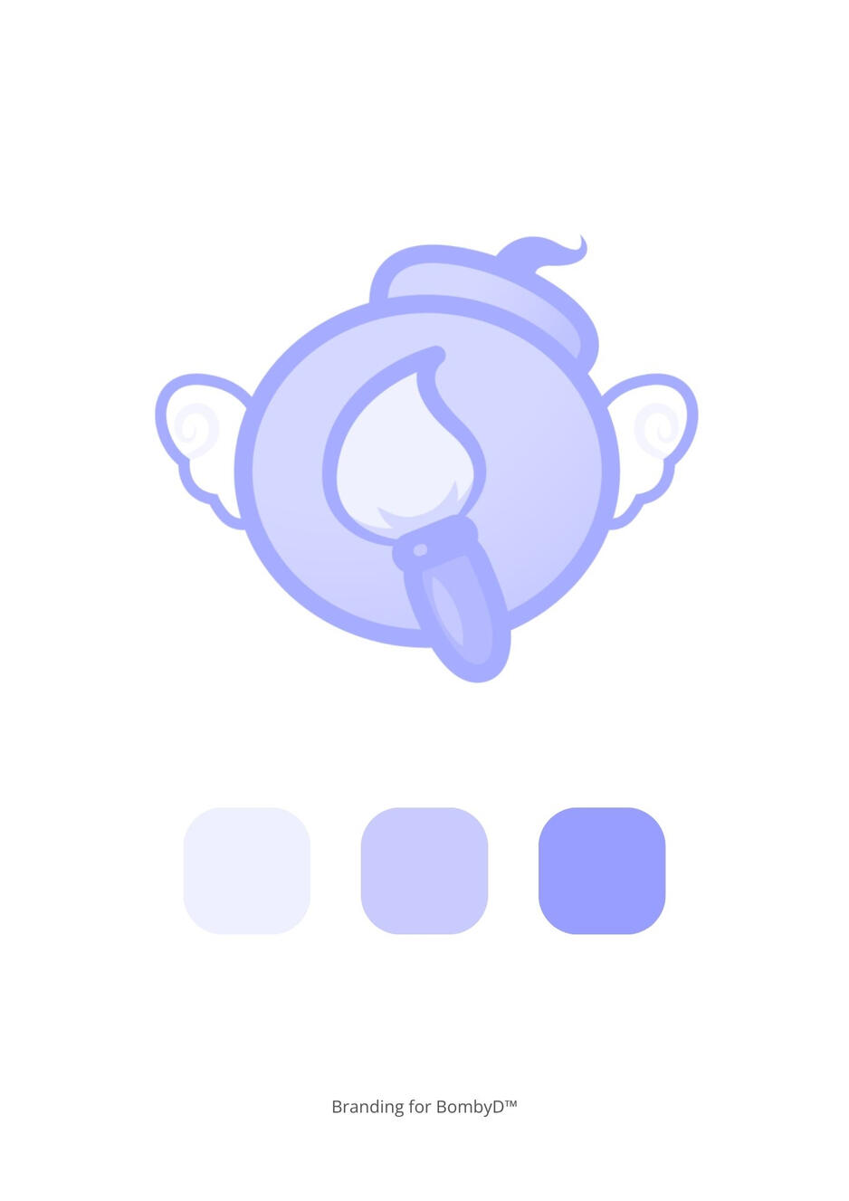 Brand identity design for BombyD