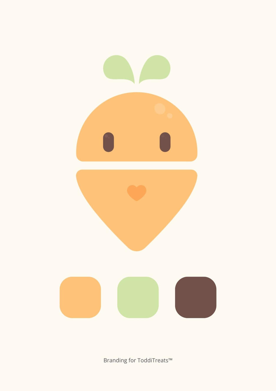 Brand identity design for ToddiTreats